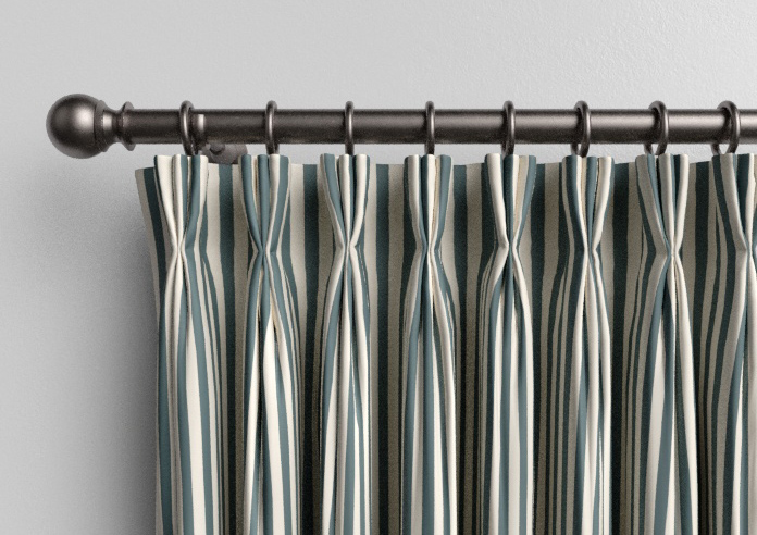 The British Stripe Co. Catherine, Teinbridge No.3 - Made to Measure Curtains - Image 11